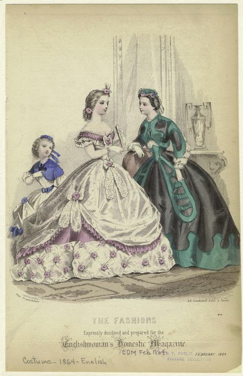 维多利亚时期服饰-堆糖,美好生活研究所