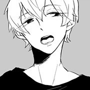 漫头人物动漫男头二次元黑白头像by:…-堆猫漫画头像图片