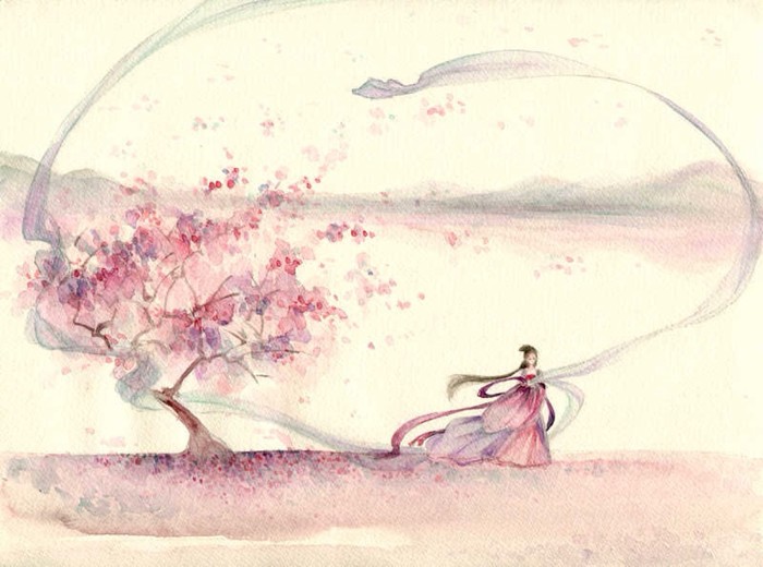 纳兰容若 《虞美人》【插画#水彩#古风#意境】