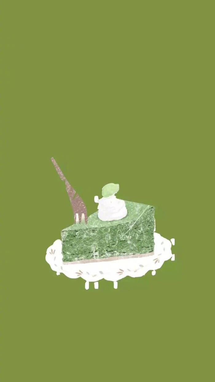 绿色壁纸抹茶