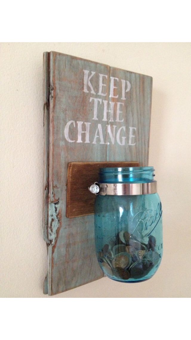 Mason Jar Change Collector - not sure if…-堆糖