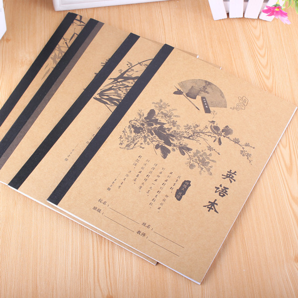 希睿创意文具 琴棋书画英语本作业本 记事本 学