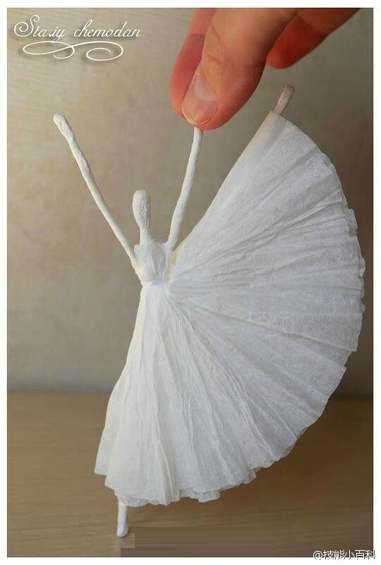 DIY手工制作面巾纸和铁丝就能做成超仙超仙…