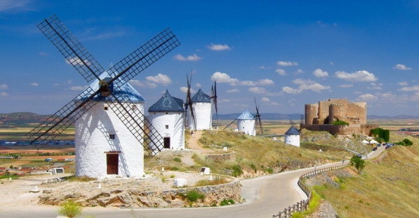 西班牙拉曼恰,那些堂吉诃德大战过的风车-堆糖