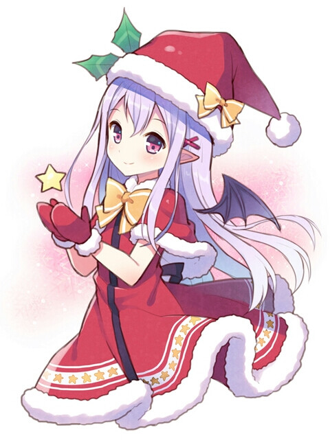 Merry Christmas 圣诞 动漫 少女 P站-堆糖,美好