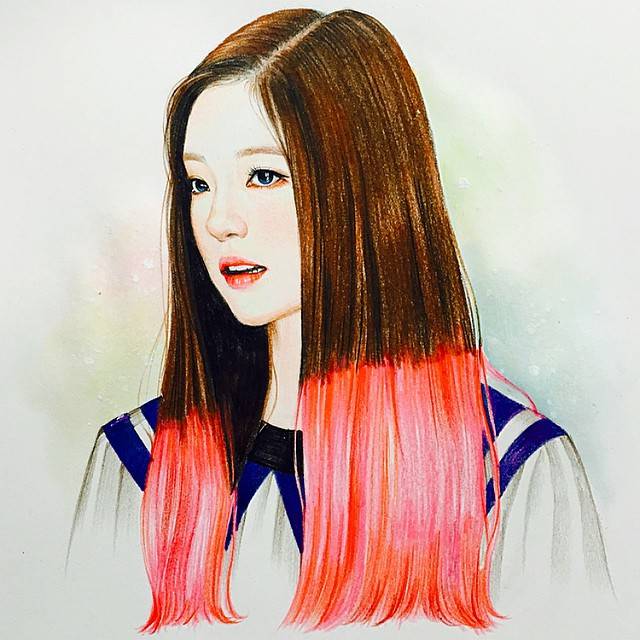 清新淡雅的人像插画,拿去做头像|来自韩国插画师haneunseo