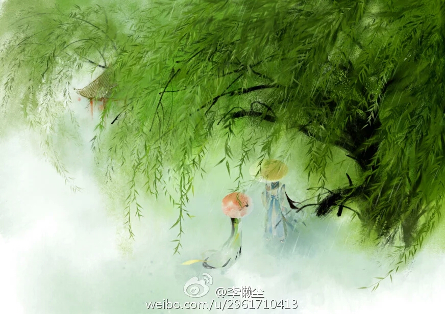 古风~中国风~插画~手绘~美男~妖孽~美女~古风场景~古风成双成对~古风
