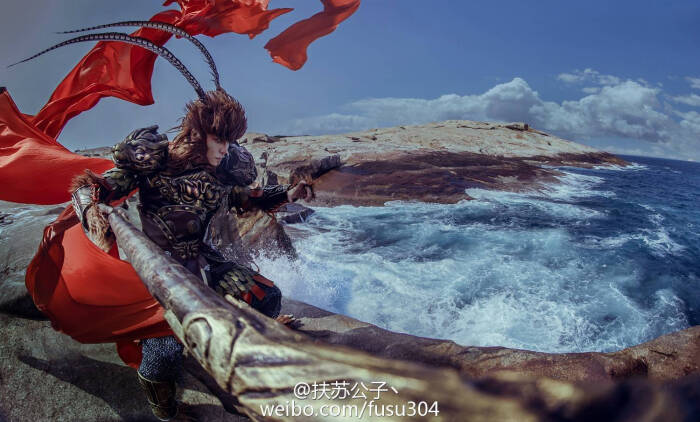 Cn:扶苏公子丶: #大圣归来#熔岩成甲,挥焰…-堆