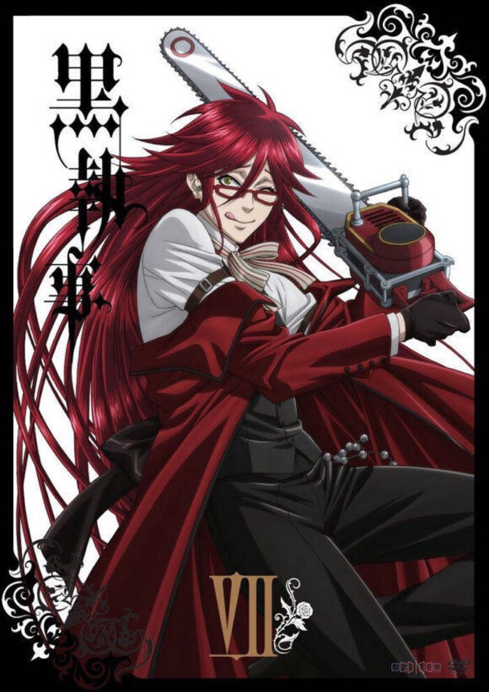 黑执事 black butler 死神 格雷尔·沙多克里夫 grell sutcliff