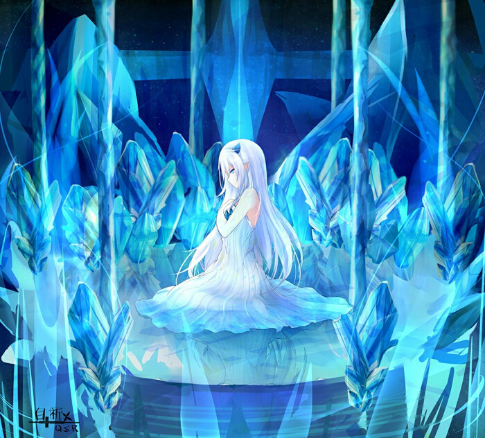 7631951[白祈qsr]#收图 二次元 萝莉 御姐 唯美系 美少女 蓝色调