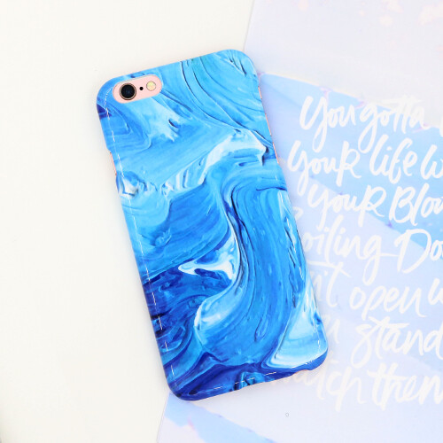 蓝色海洋苹果6s手机壳 iPhone6s plus外壳设…