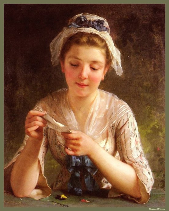 法国学院派画家Emile Munier (1840 - 1895)作品