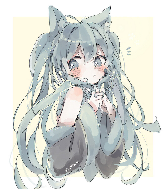 初音未来#v家#猫耳#头像