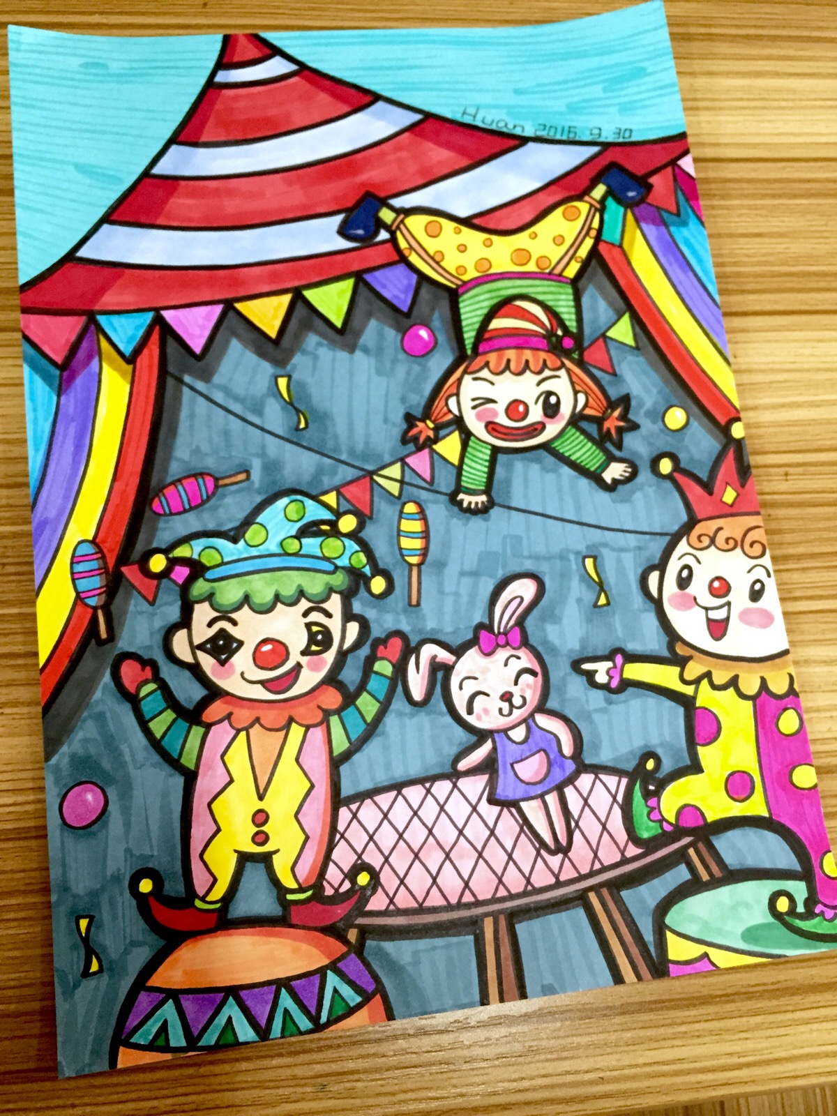 小丑（2）|插画|儿童插画|阿后Aho - 原创作品 - 站酷 (ZCOOL)