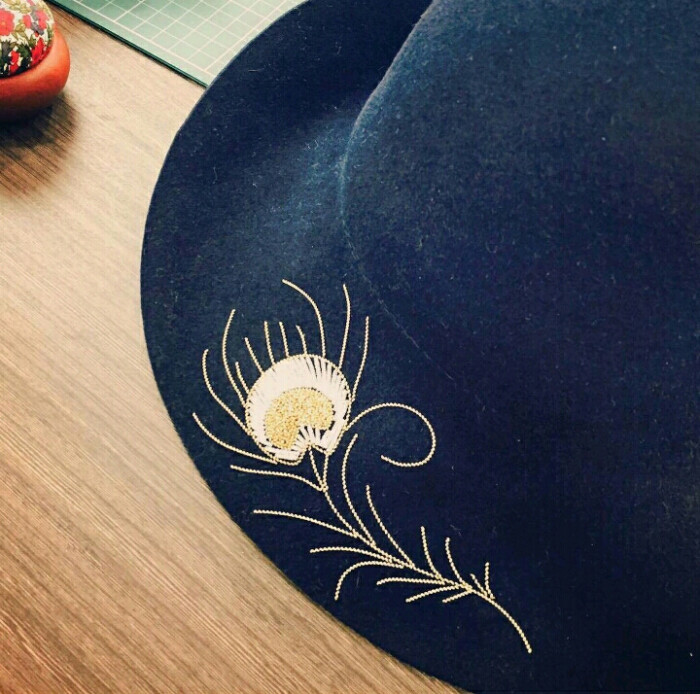 日本刺绣作家长谷川和希刺绣作品欣赏-堆糖,美