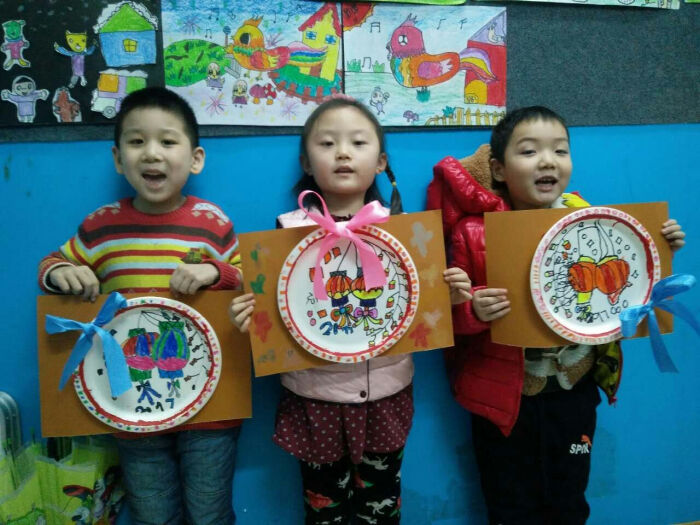 新年题材 -- 2017 原配~创意美术作品。幼儿…