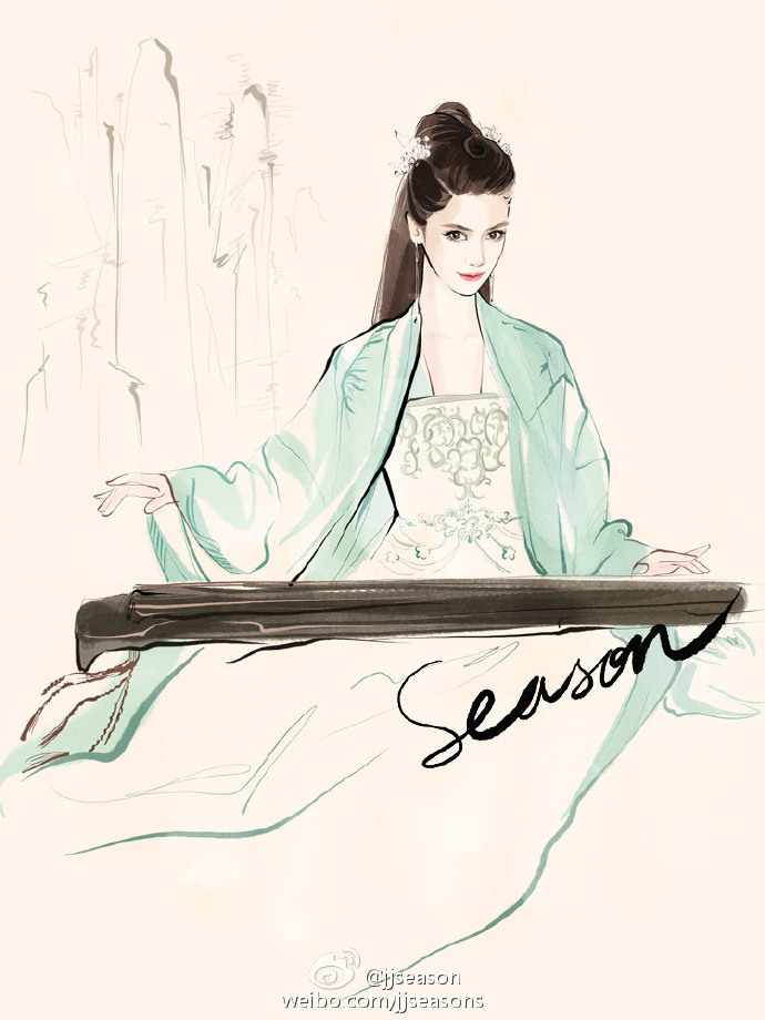 插画# #影视造型插画# --- 美人如斯,寤寐求之,王