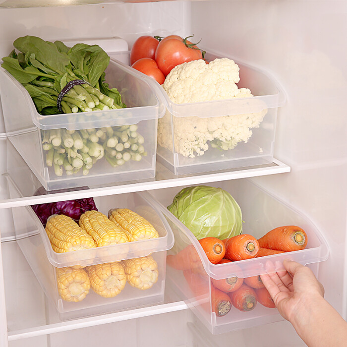 日本果蔬收纳筐冰箱整理盒储物盒冰箱整理盒…