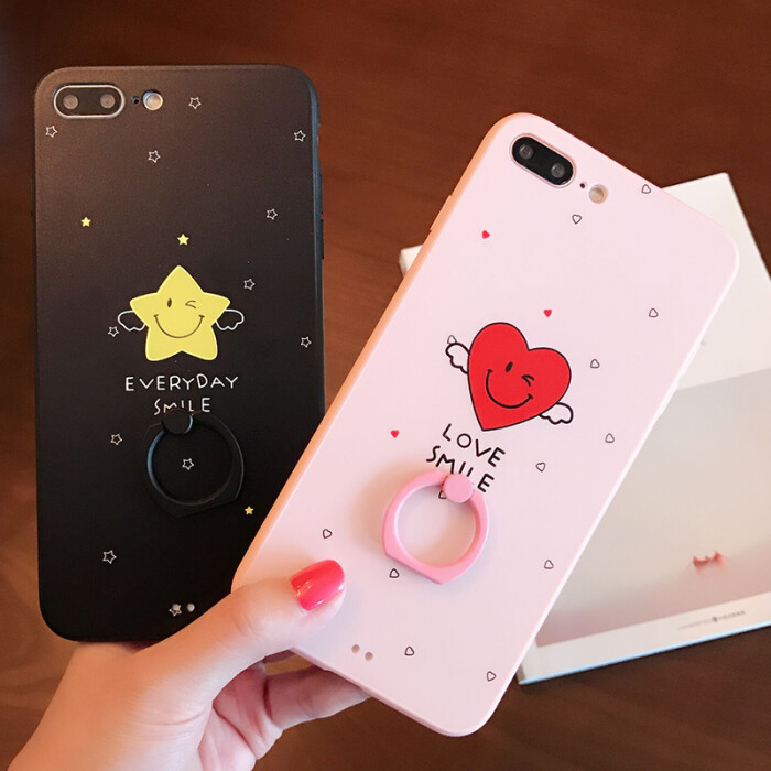 日韩手机壳iphone7创意星星苹果6splus可爱…