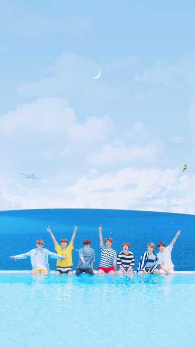 防弹少年团 壁纸 summer package