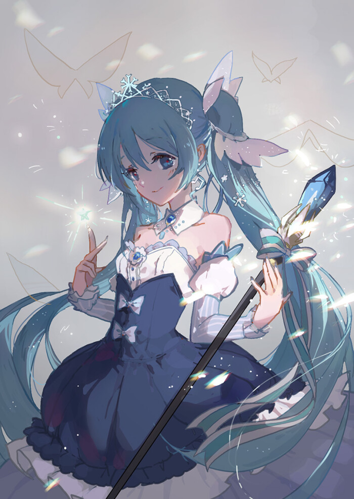 vocaloid 初音未來 雪未來2019 繪師:貓小渣(p id=777076) 本作品id=