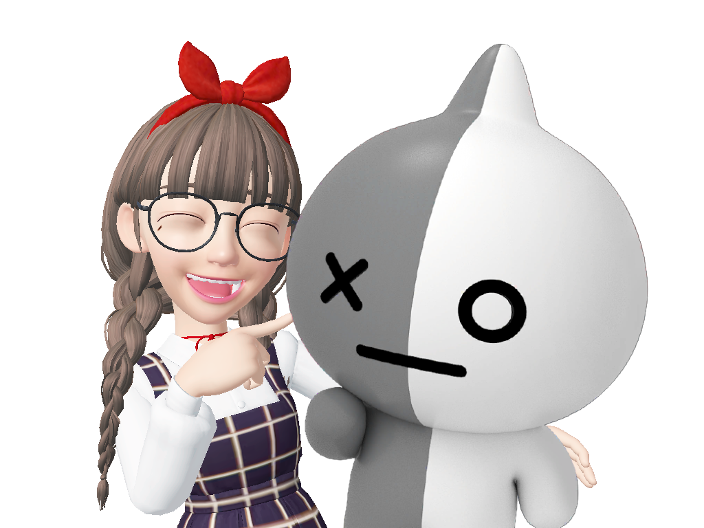 崽崽zepeto 免扣人物 手賬素材 可愛 b612 少女心 歡迎來合照 比心biu